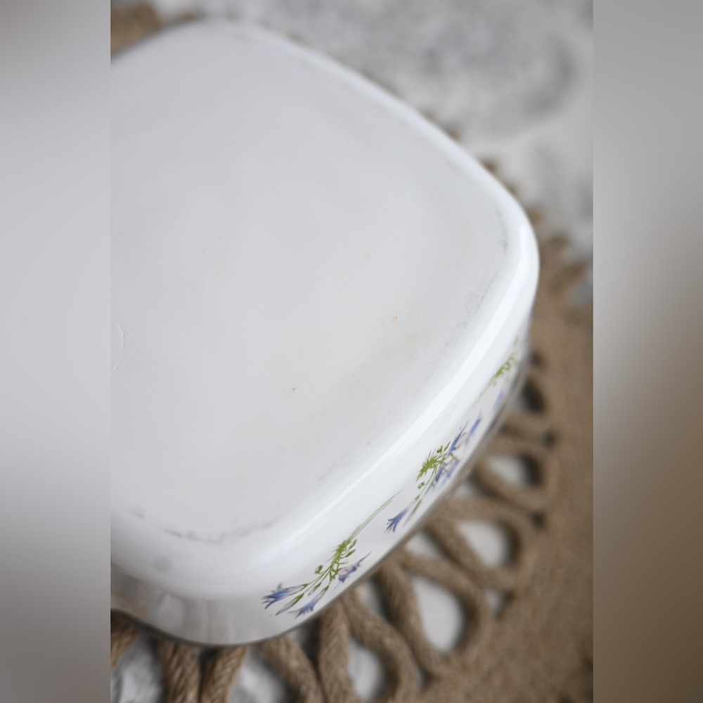 Vintage CorningWare Blue Dusk 1Qt 1L Casserole Dish with Lid Pyrex Made In USA - Picture 10 of 16
